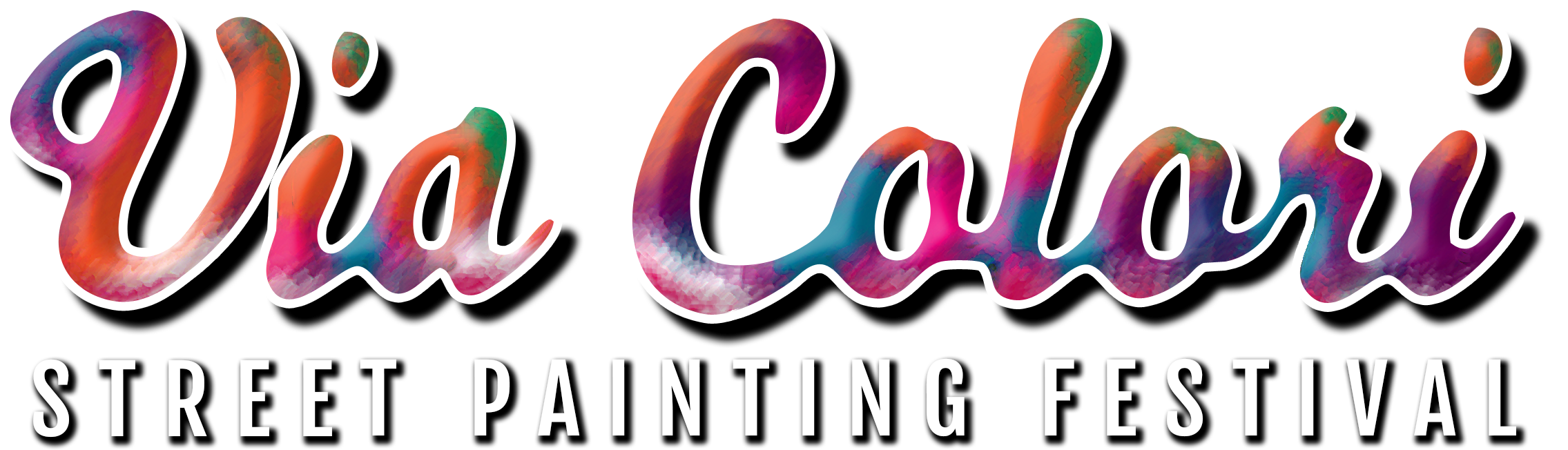 Via Colori Logo - Graphic Design Clipart (2270x662), Png Download