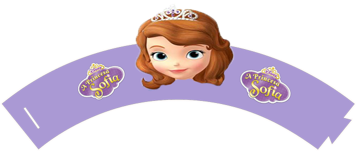 Kit Festa Princesa Sofia Para Imprimir Grátis Toda - Sofia The First Printable Cupcake Wrappers Clipart (794x510), Png Download