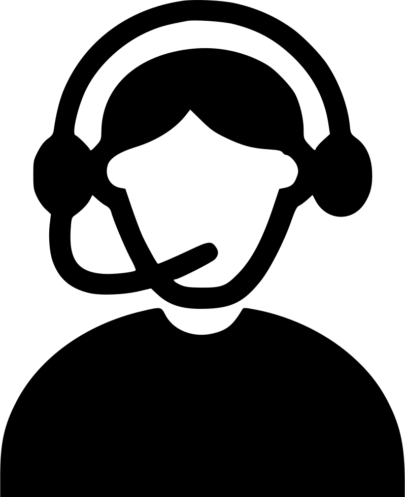 Headphones Clipart Word Work Center - Call Center Agent Icon Png Transparent Png (798x980), Png Download