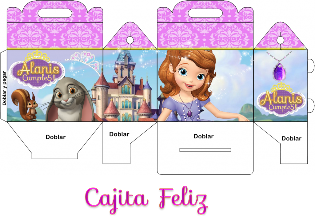 Cajita De Princesa Sofia Clipart (1024x706), Png Download