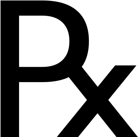 File - Rx Symbol - Svg - Rx Png Clipart (590x594), Png Download