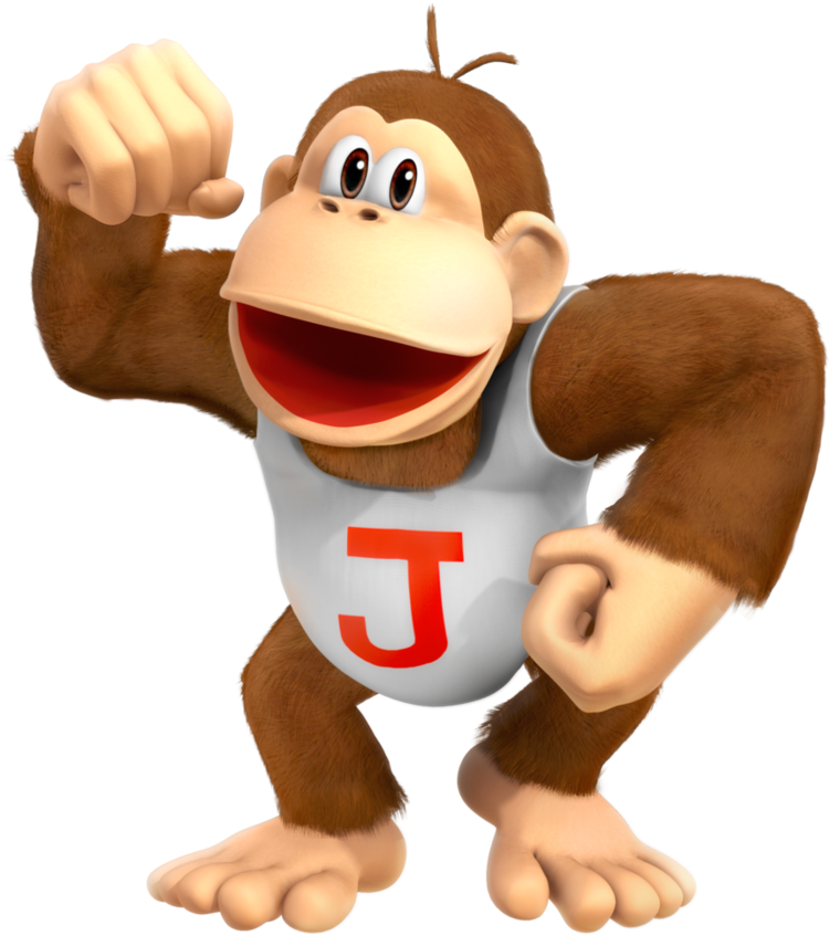 Donkey Kong Jr Clipart (750x847), Png Download