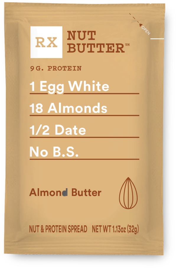 Rx Nut Butter Almond Butter Clipart (596x906), Png Download