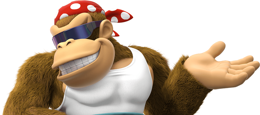 Donkey Kong Country™ - Funky Kong Clipart (912x405), Png Download