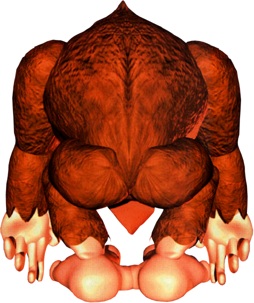 Donkey Kong Country Model Clipart (509x607), Png Download
