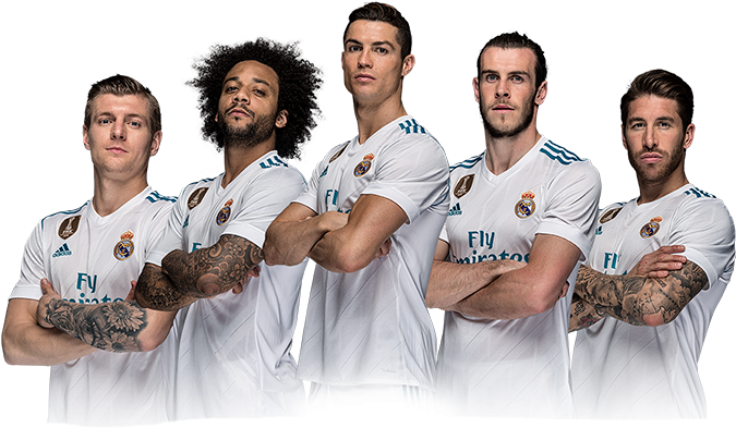 Real Madrid Team Png Clipart (681x468), Png Download