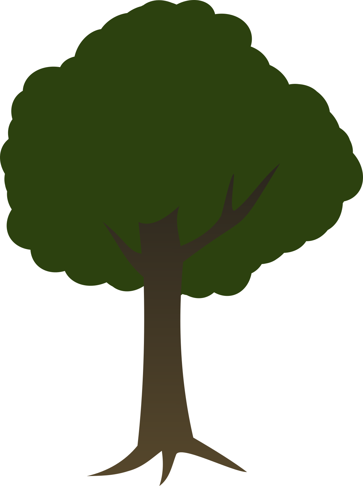 Tree Clipart (1165x1559), Png Download
