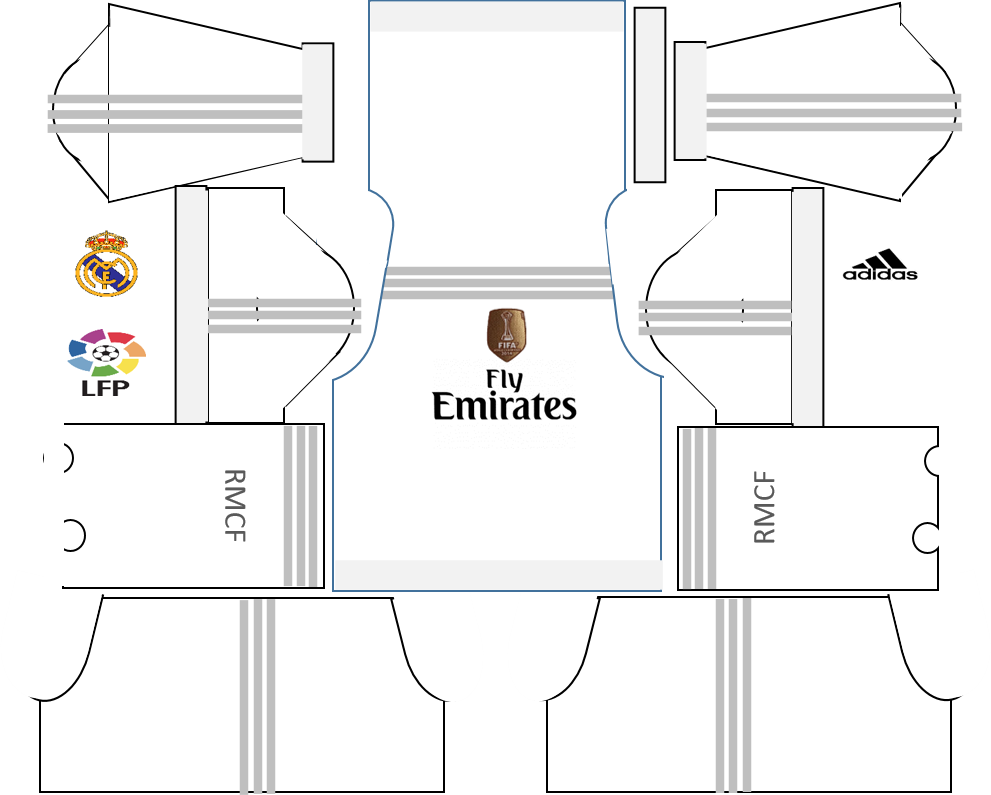 Real Madrid Jersey - Real Madrid Open Jersey Clipart (991x795), Png Download