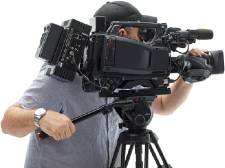 Engo Mobile Transmitter For Live Broadcasts - Video Camera Tripod Png Clipart (800x600), Png Download