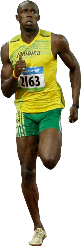Usain Bolt Png Hd - Usain Bolt Transparent Background Clipart (1600x1092), Png Download