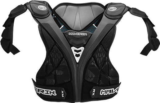 Rome Rx Men's Lacrosse Shoulder Pad - Maverik Rx Shoulder Pads Clipart (595x738), Png Download