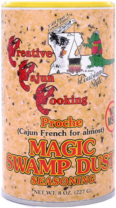 "proche" Magic Swamp Dust Seasoning With No Msg -8oz - Lager Clipart (571x800), Png Download