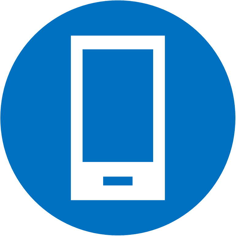 Mobile Icon Png Blue Mobile Phone Icon Png Blue Clipart Large Size Png Image Pikpng