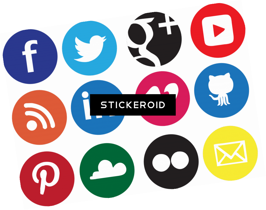 Social Icons Design Web Clipart (1117x883), Png Download