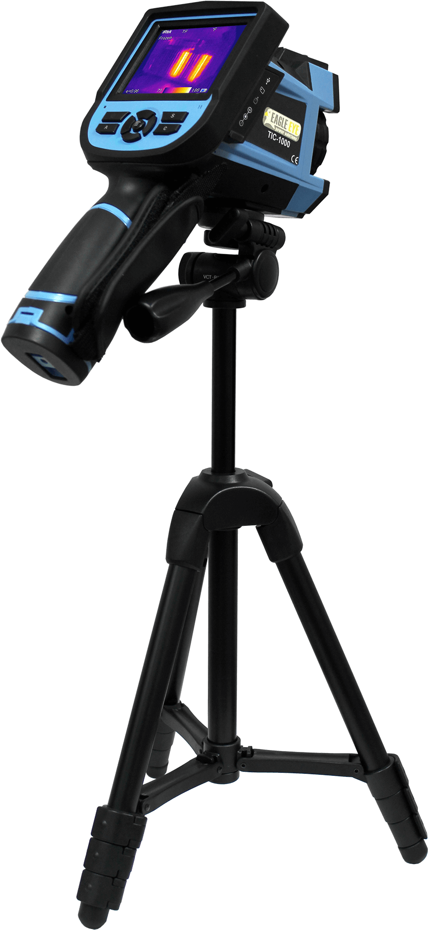 Tic 1000 Tripod - Video Camera Clipart (1000x1953), Png Download