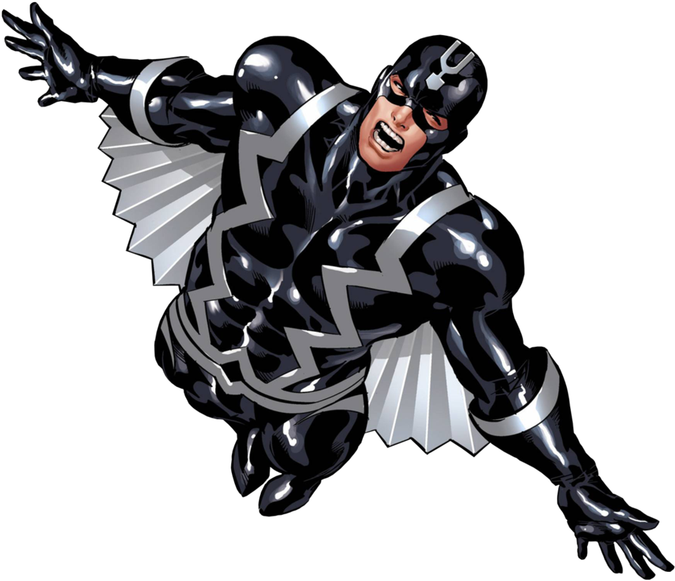 Black Bolt Png - Marvel Black Bolt Png Clipart (1024x1054), Png Download