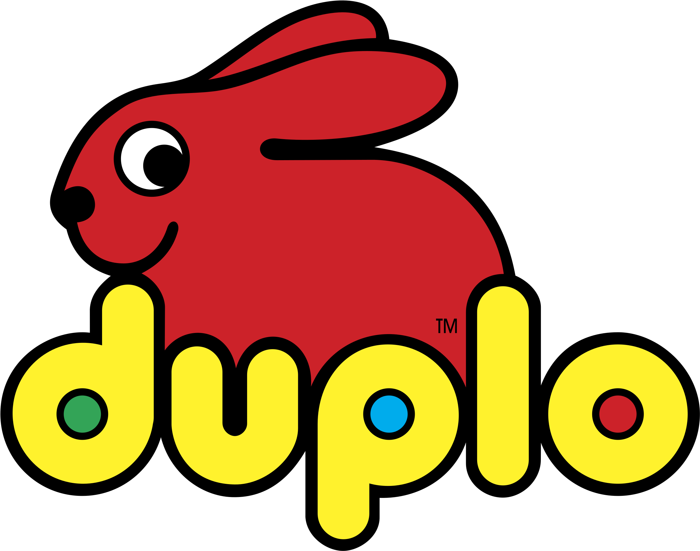 Duplo Lego Logo Png Transparent - Lego Duplo Logo Vector Clipart (2400x2400), Png Download