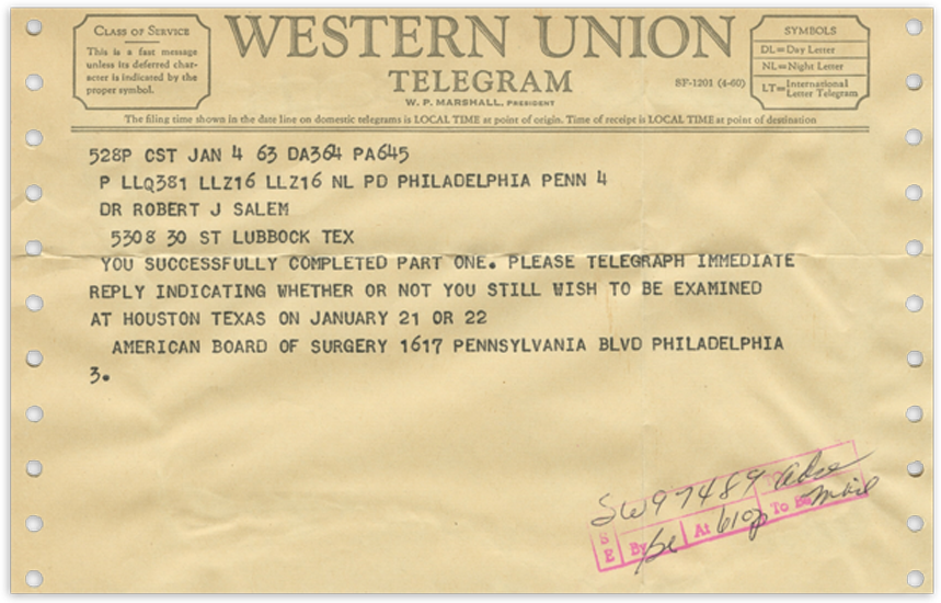 00017 1963 Jan4 Telegram From Debakey - Old Telegram Images Funny Clipart (859x550), Png Download