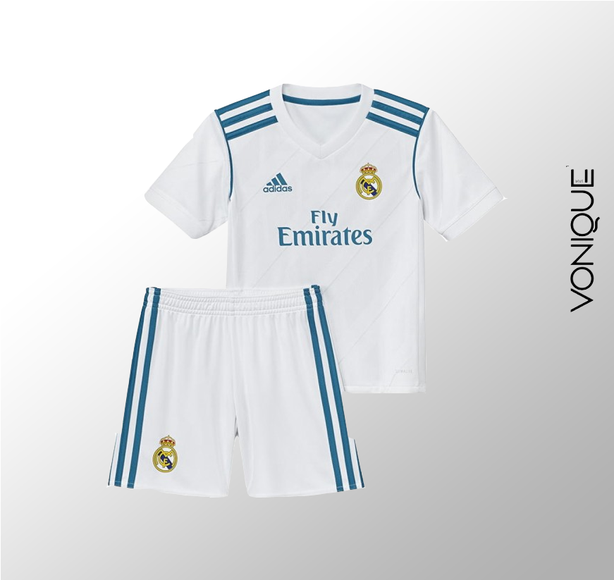 Kids Football Jerseys In Mumbai, Kids Fc Real Madrid - Emirates Clipart (870x1110), Png Download