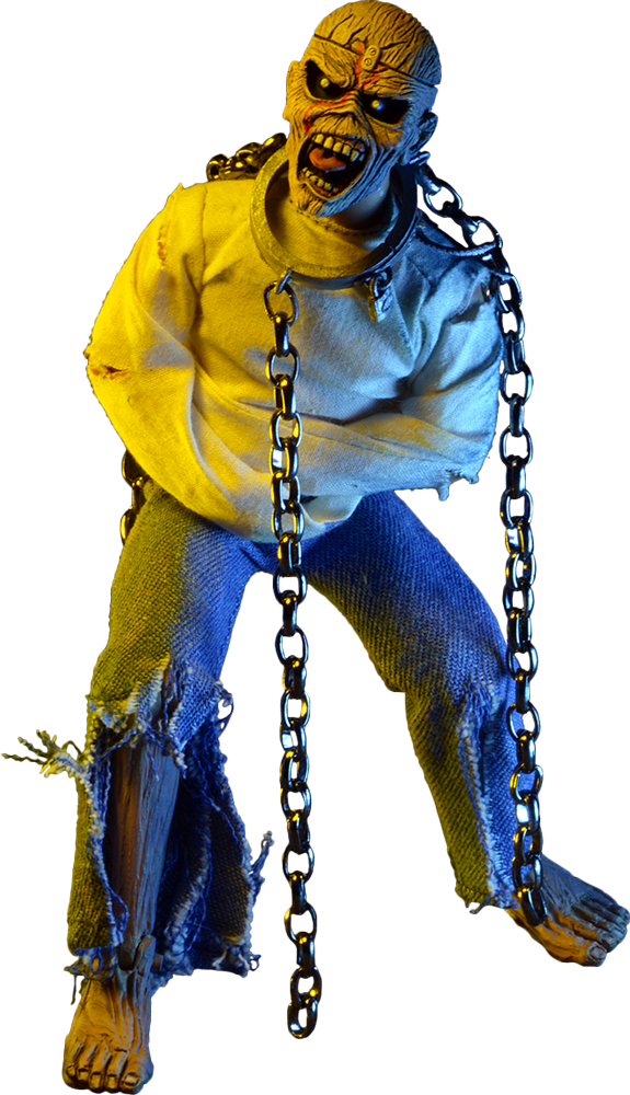 Piece Of Mind 8" Action Figure - Transparent Eddie Iron Maiden Clipart (575x1000), Png Download