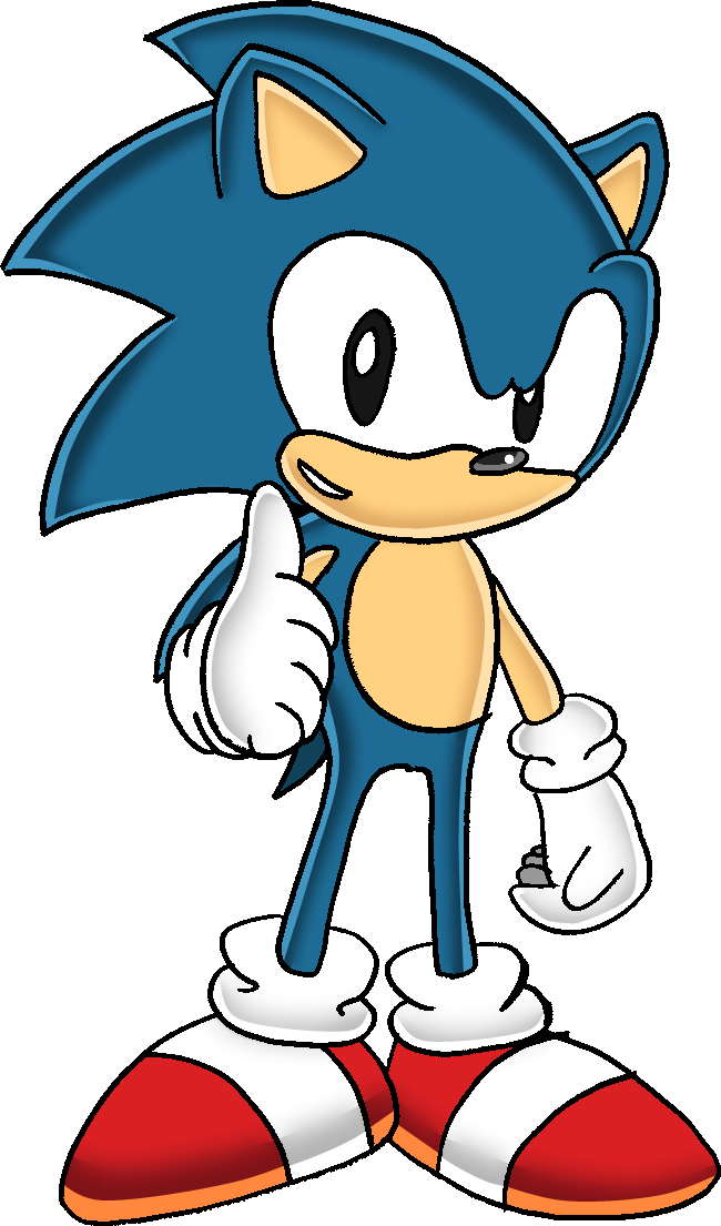 Sonic The Hedgehog Clipart Classic Sonic - Classic Sonic The Hedgehog Characters - Png Download (650x1105), Png Download