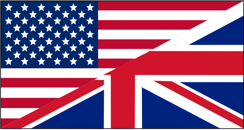 Clipart - Us/uk Flag - American Flag - Png Download (800x800), Png Download