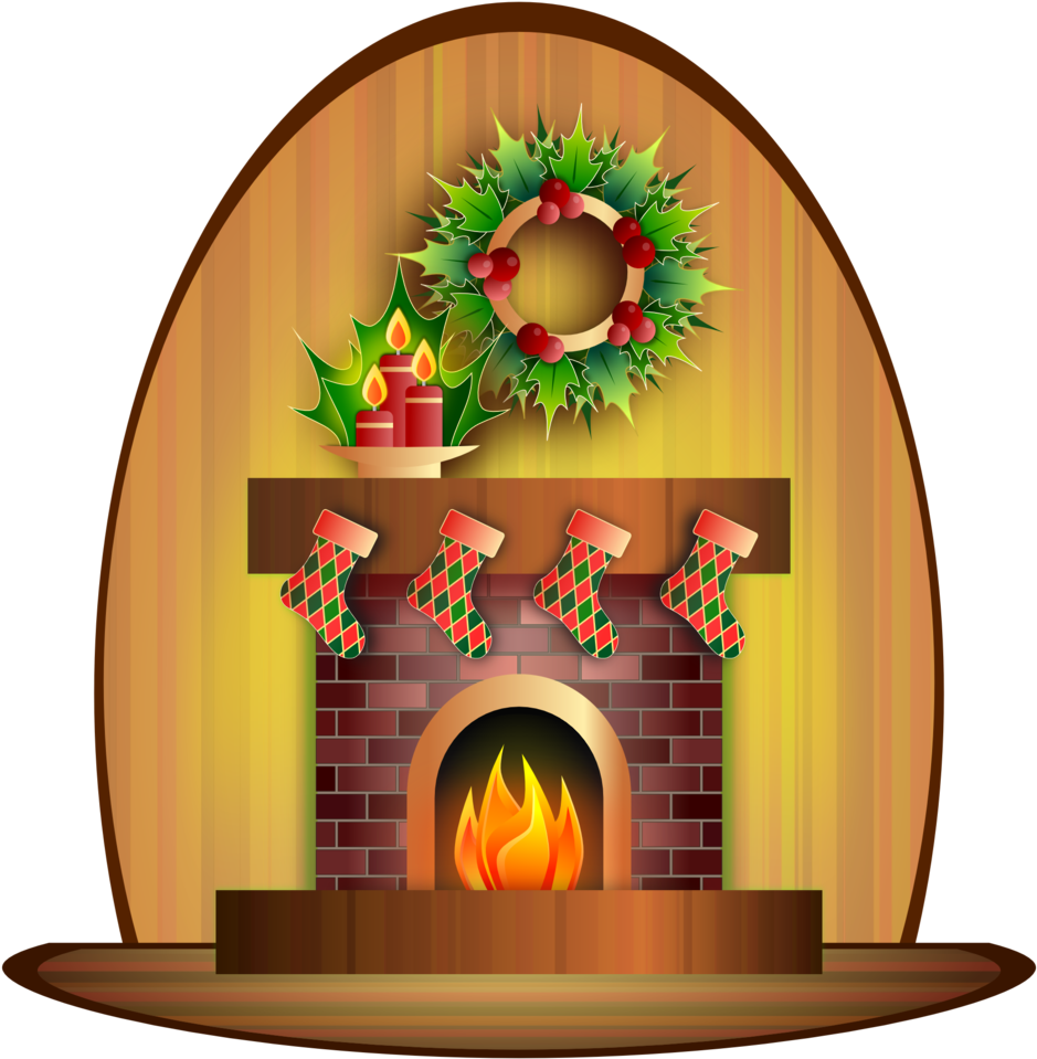 Public Domain Clip Art Image - Cozy Christmas Clipart - Png Download (958x1020), Png Download