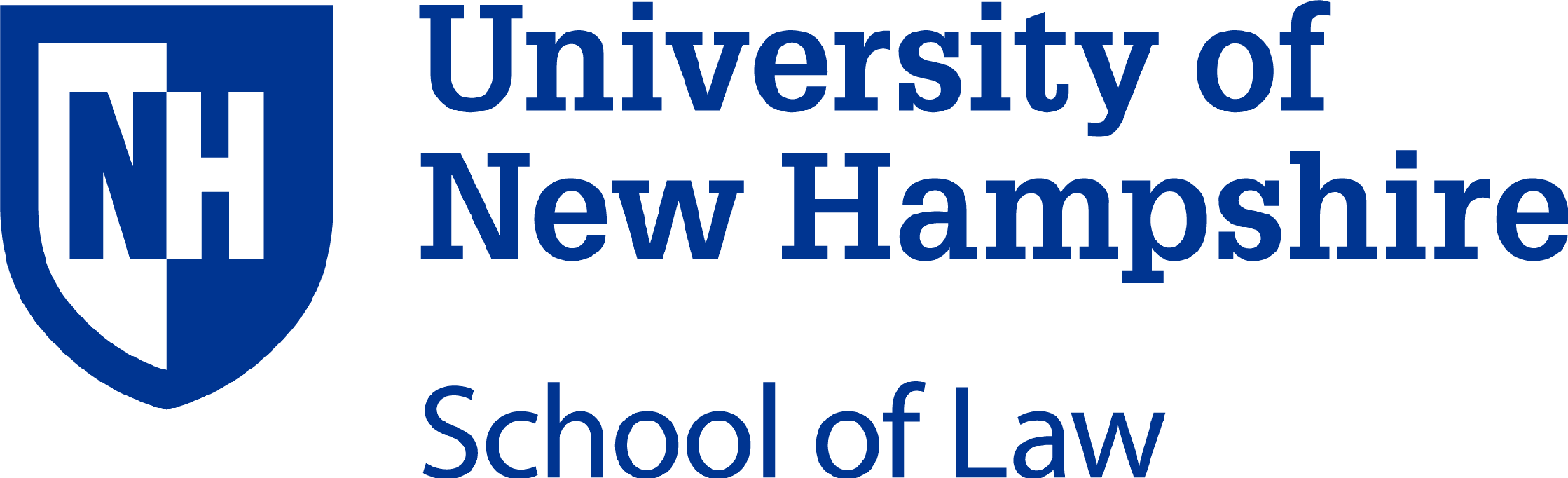 Of New Hampshire Law - University Of New Hampshire Logo Clipart (2238x682), Png Download