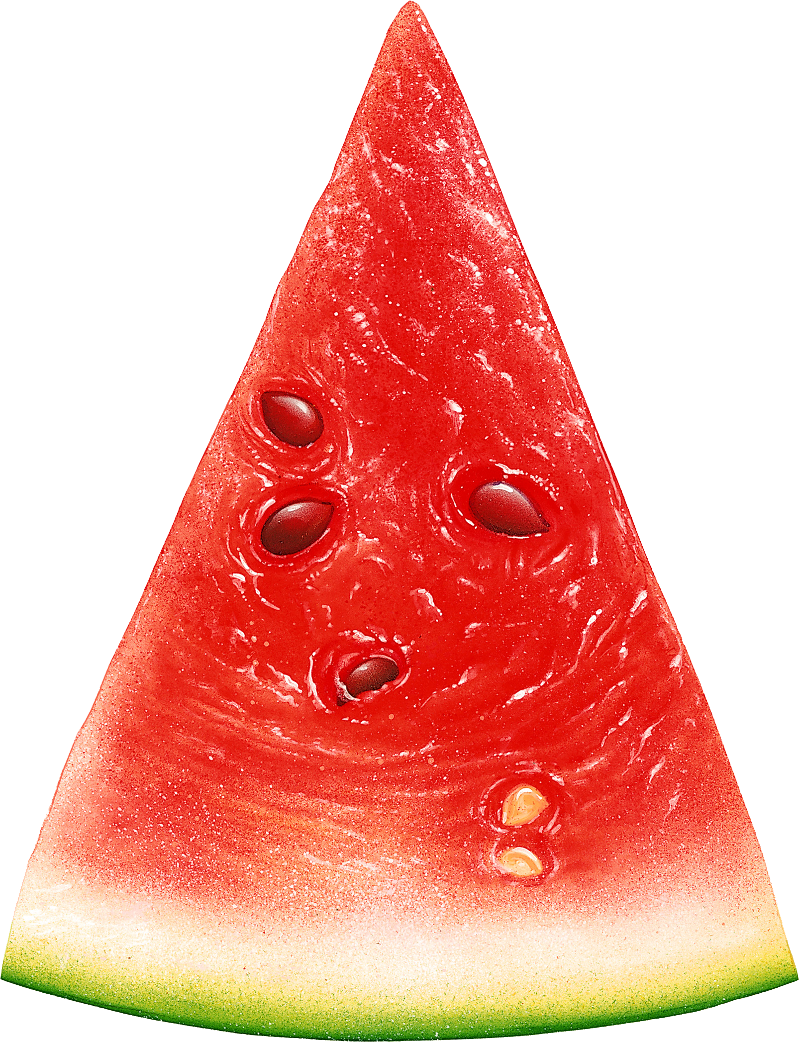 Png Image Information - Watermelon One Slice Clipart (1606x2095), Png Download