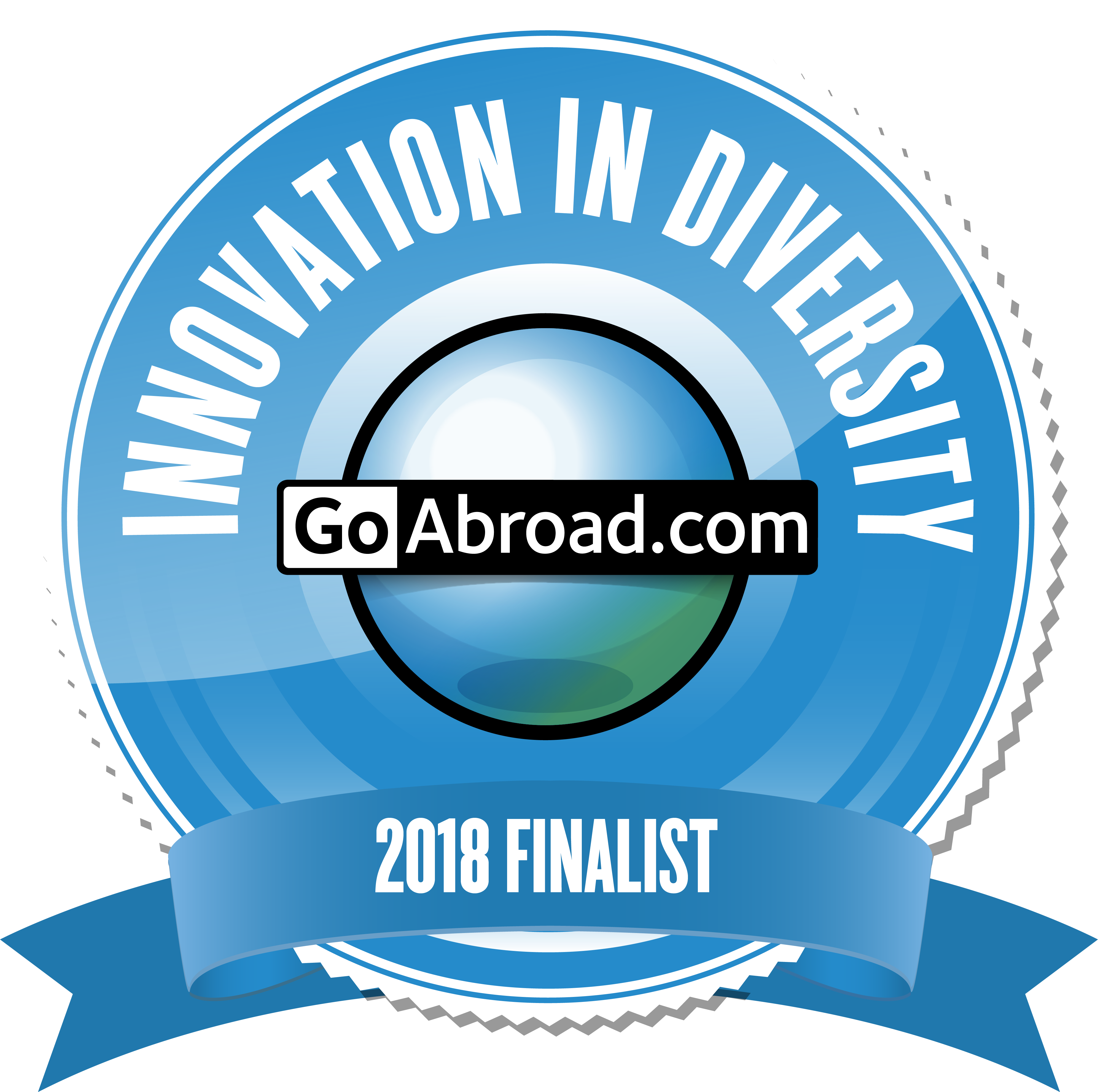 Goabroad Badge Diversity Finalist - Goabroad Clipart (3984x3963), Png Download