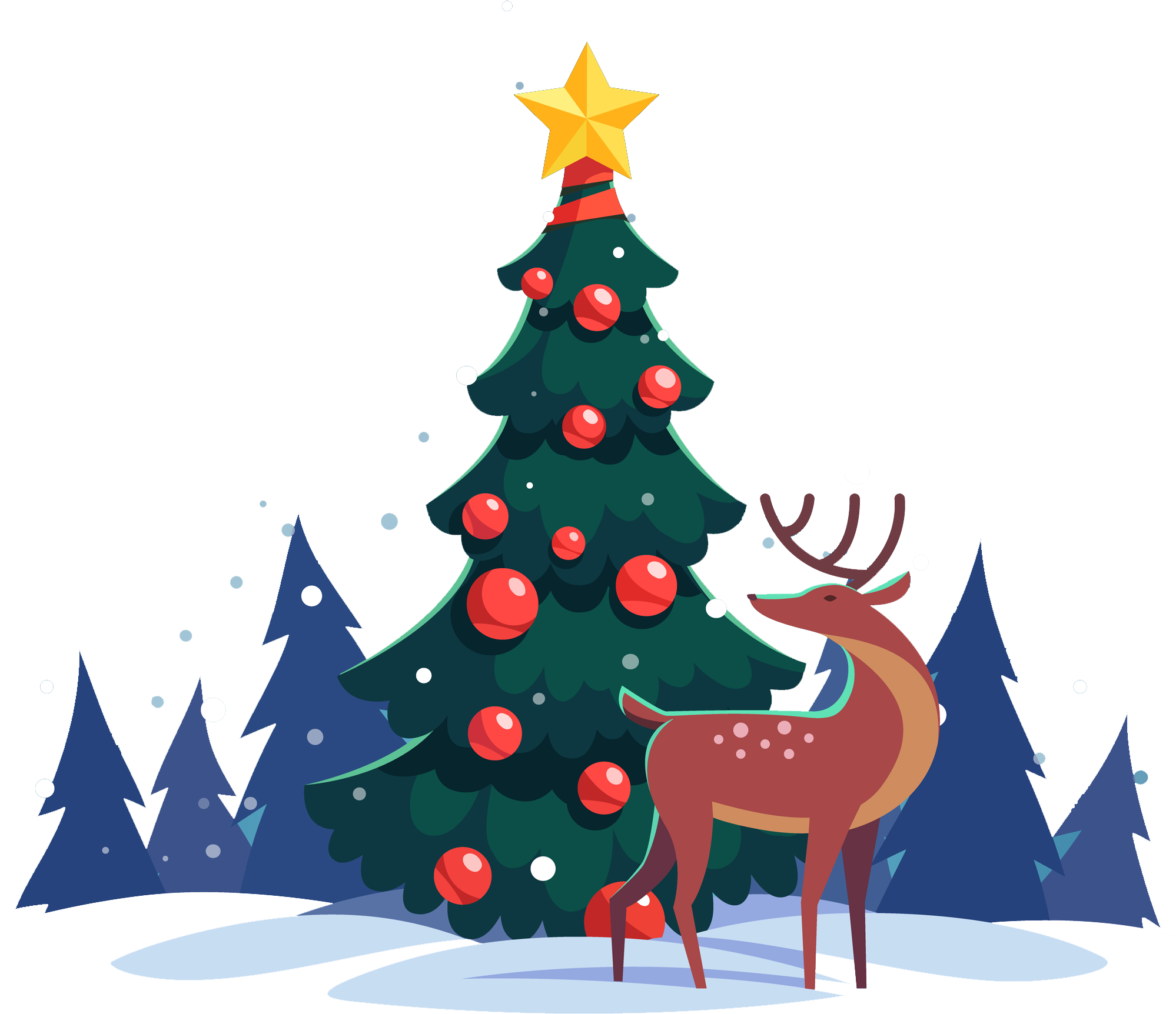 Christmas Wreath Clipart Png Transparent Png (1998x1724), Png Download