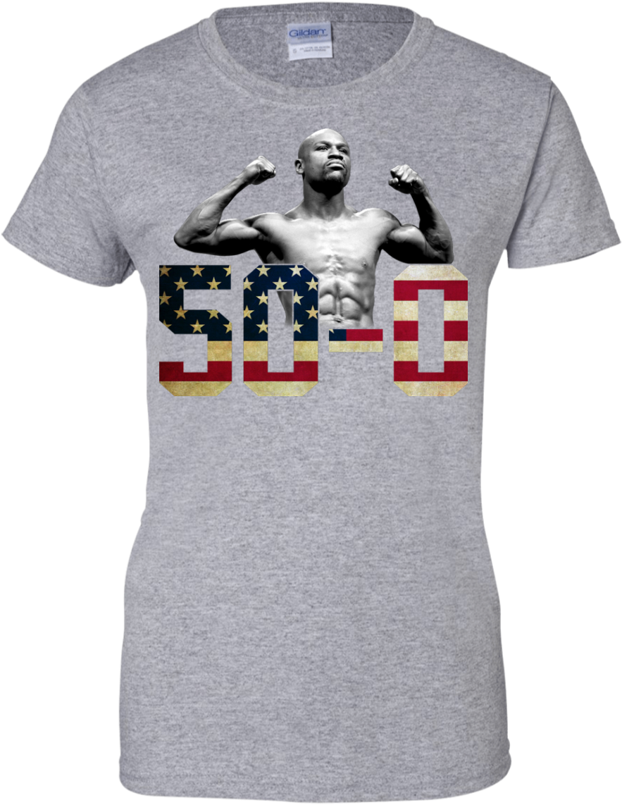 Image 511px Floyd Mayweather 50 0 Shirt, Hoodies, Tank - Shirt Clipart (1155x1155), Png Download