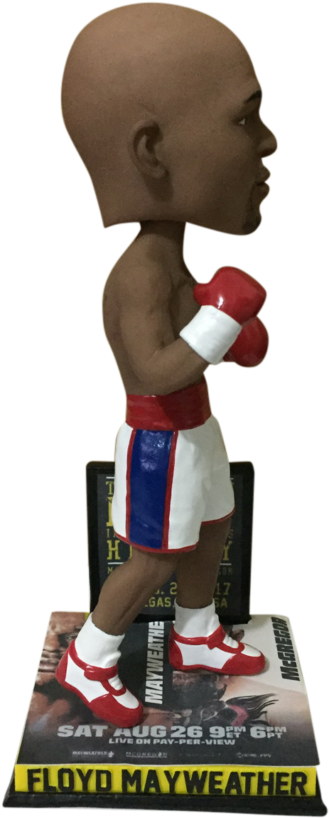 Floyd Mayweather Ufc Mayweather Vs - Figurine Clipart (979x1306), Png Download