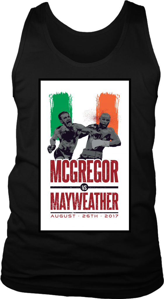 Mcgregor > Mayweather Tank Clipart (562x1025), Png Download