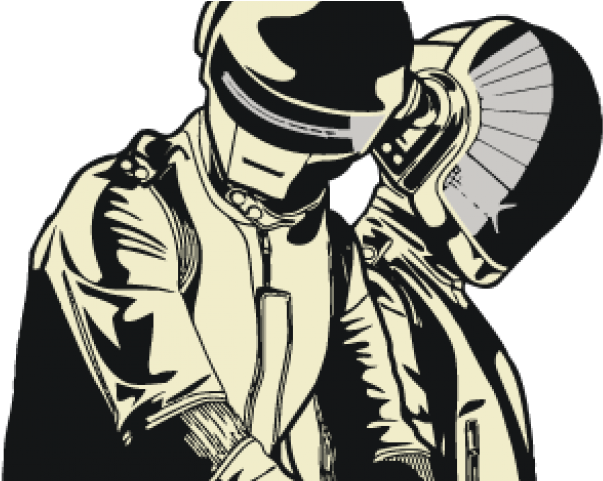Daft Punk Clipart Line - Daft Punk Clip Art - Png Download (640x480), Png Download
