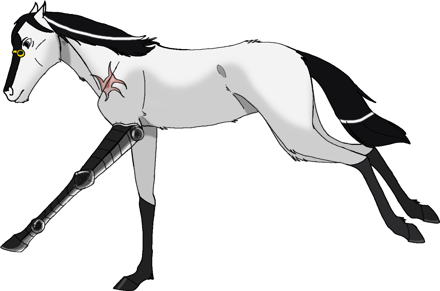 Doctor Halsey =older= - Mane Clipart (1614x1102), Png Download