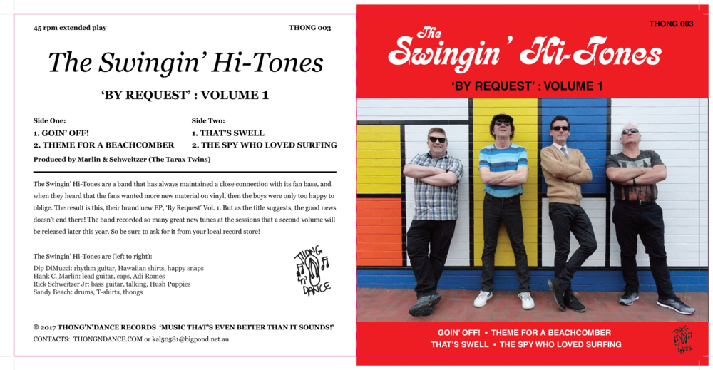 The Swingin' Hi-tones 'by - Flyer Clipart (1000x519), Png Download