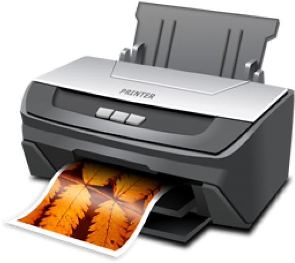 Printer Png Free Download - Printer Png Clipart (600x600), Png Download