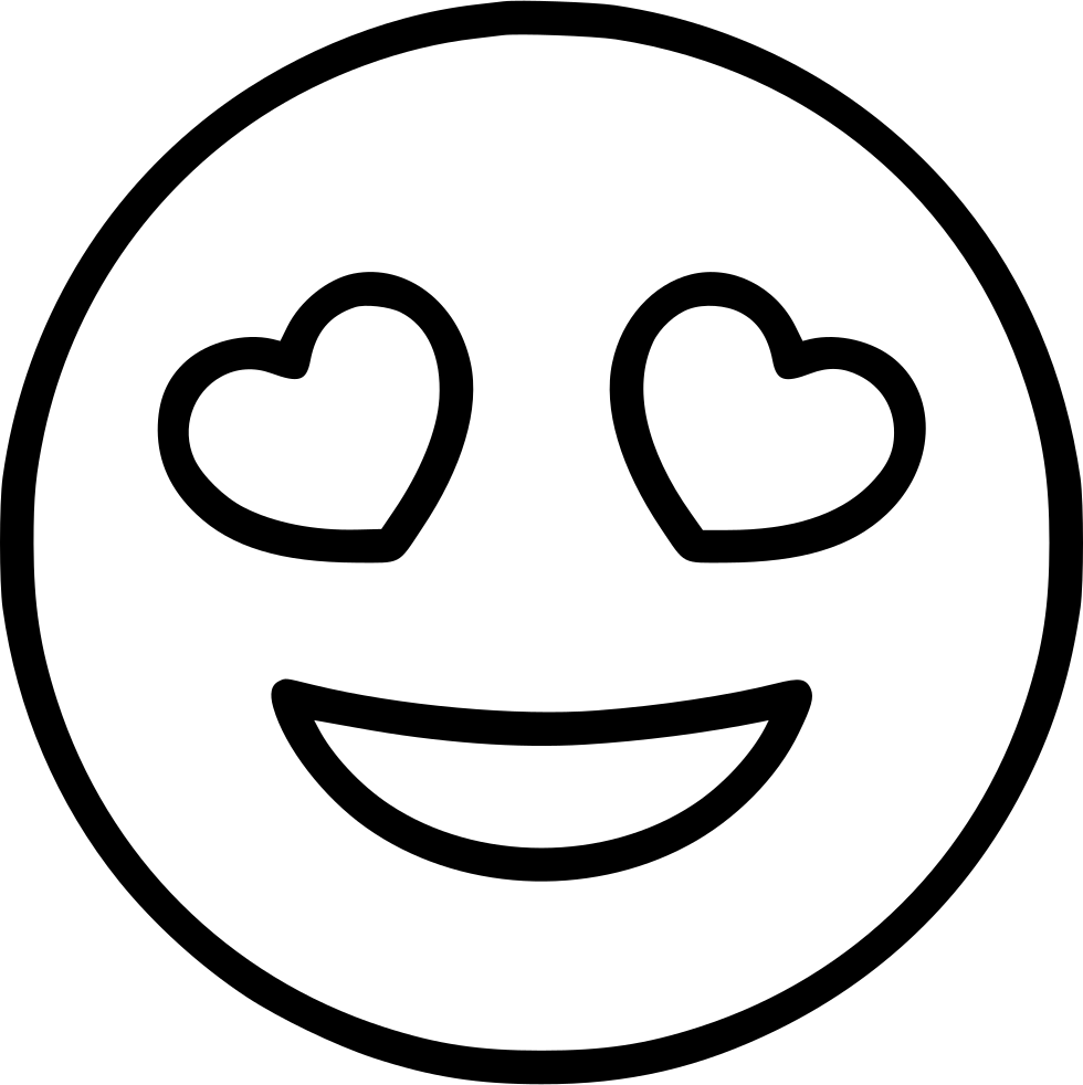 Smiling With Heart Shaped Eyes Comments - Ad Villaviciosa De Odon Clipart (980x982), Png Download
