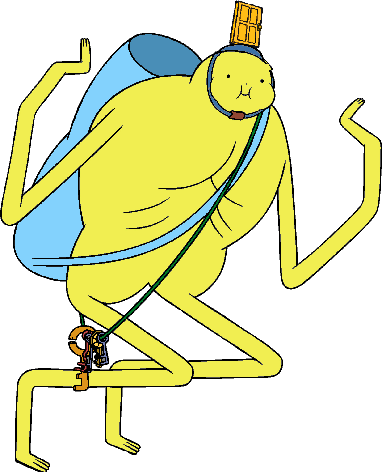 Adventure Time Episode - Door Lord Adventure Time Clipart (1694x1998), Png Download