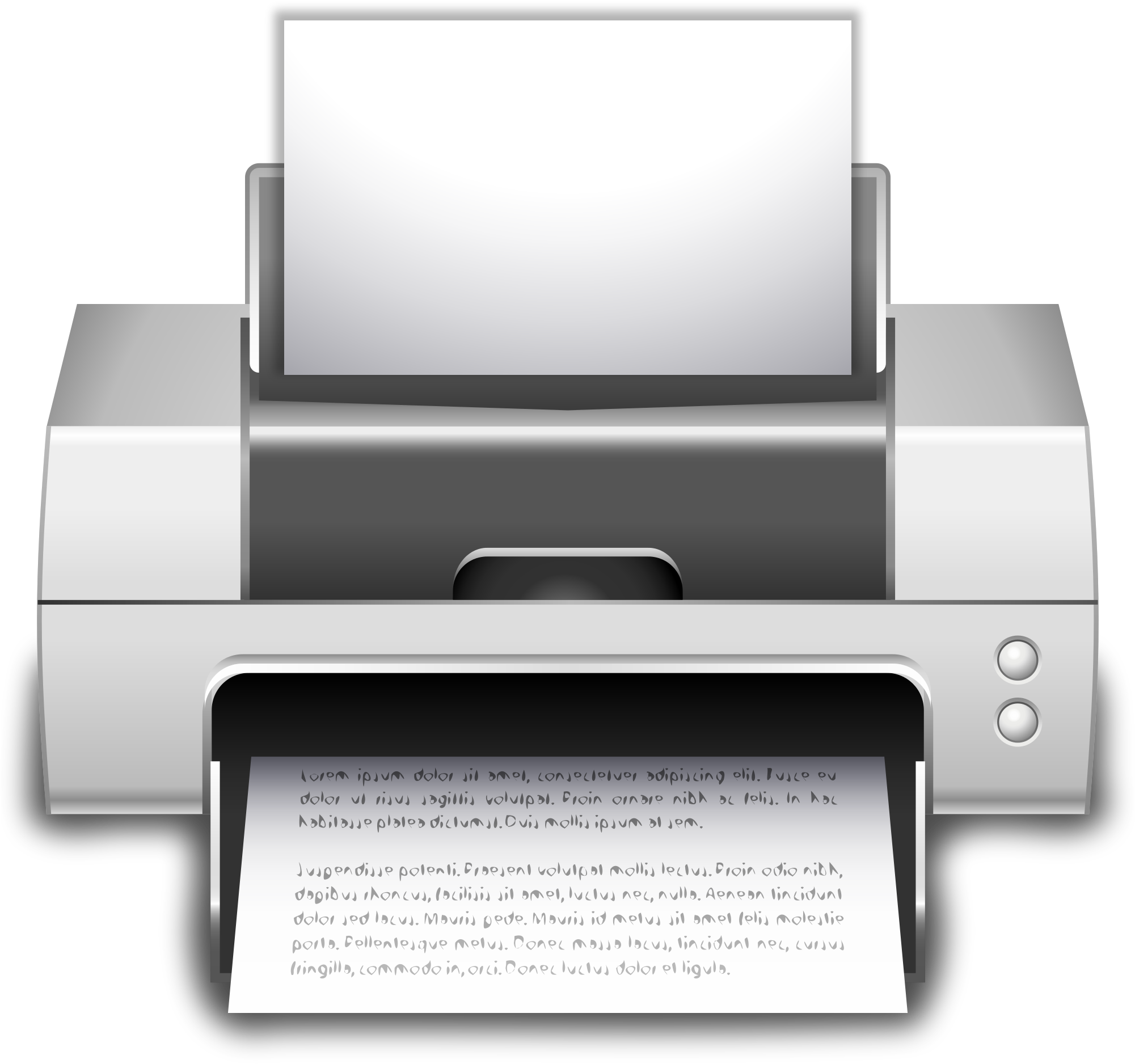 Open - Printer Mac Icon Png Clipart (2000x2000), Png Download