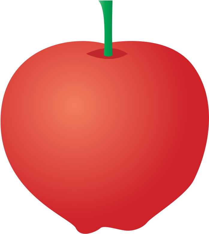 Apple Free Download Clipart - Apple With No Background - Png Download (805x900), Png Download