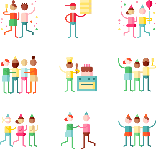 Birthday Clipart (600x564), Png Download