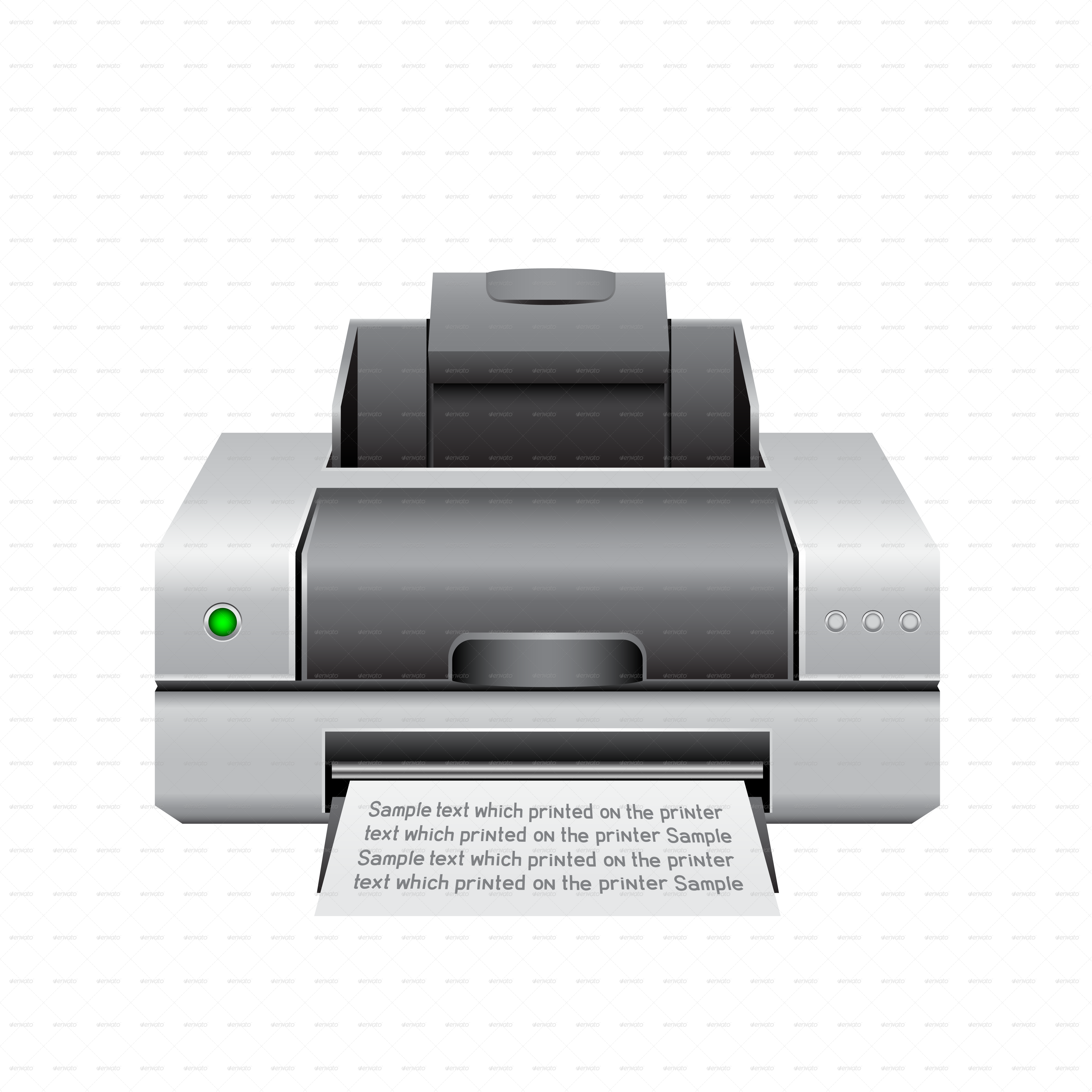 Printer Png Transparent Images - Icon Printer Clipart (4961x4961), Png Download