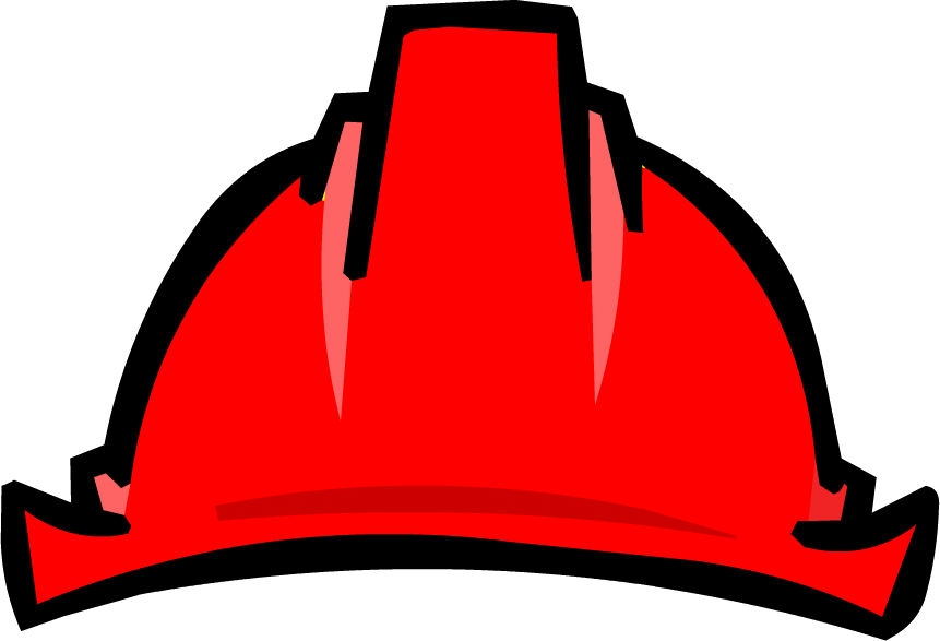 Santa Hat Clipart Club Penguin - Club Penguin Red Helmet - Png Download (861x587), Png Download