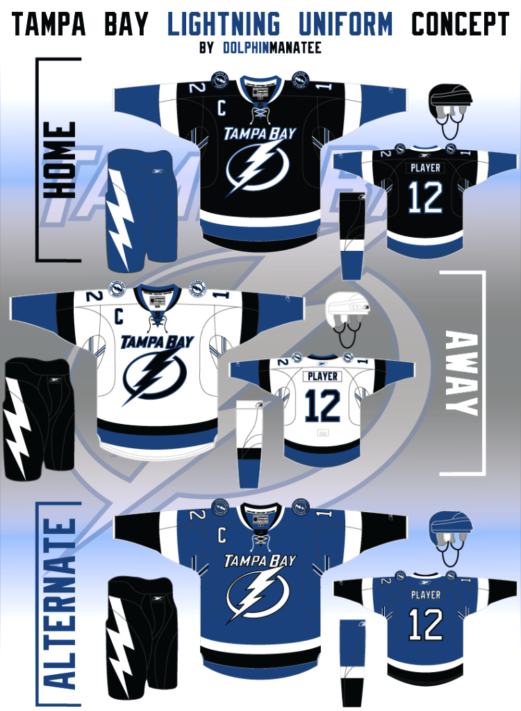Tampa Bay Lightning New Jerseys Clipart (750x1023), Png Download