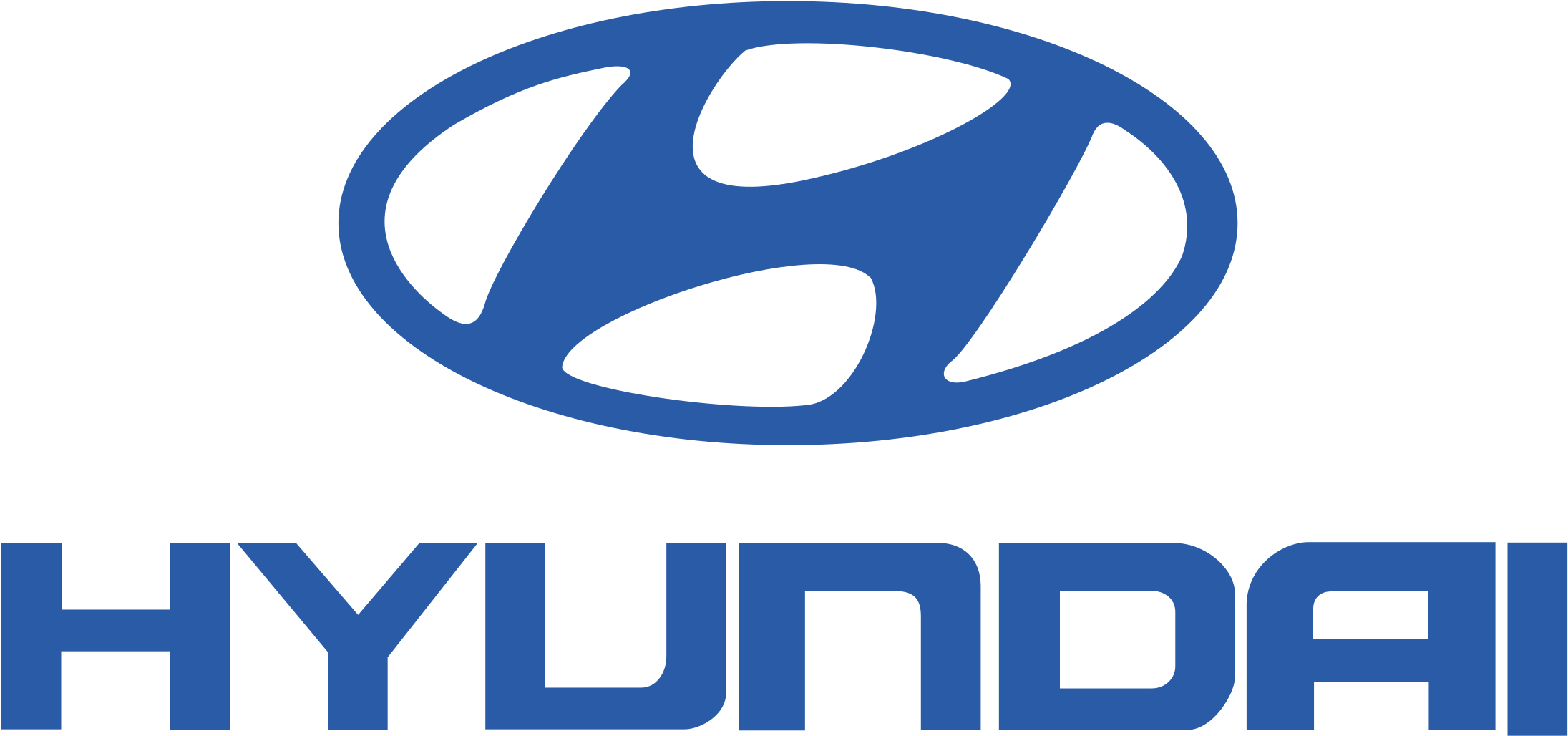 Hyundai Motor Company Logo Png Transparent Svg Vector - Png Hyundai Logo Vector Clipart (2400x2400), Png Download