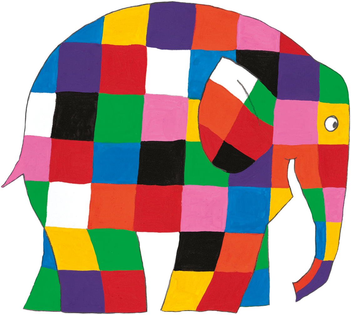 Elmer Clipart - Elmer Elephant - Png Download (1122x1005), Png Download