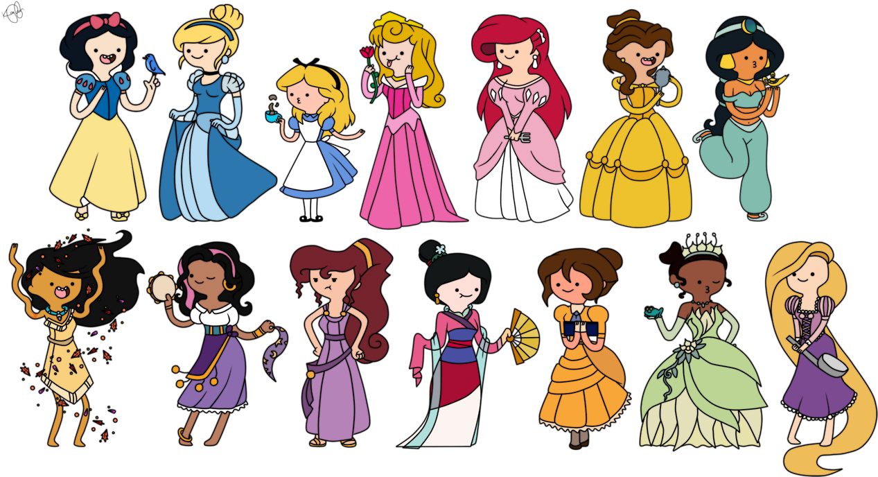 Adventure Time Princess Maker - Adventure Time Random Characters Clipart (1280x704), Png Download