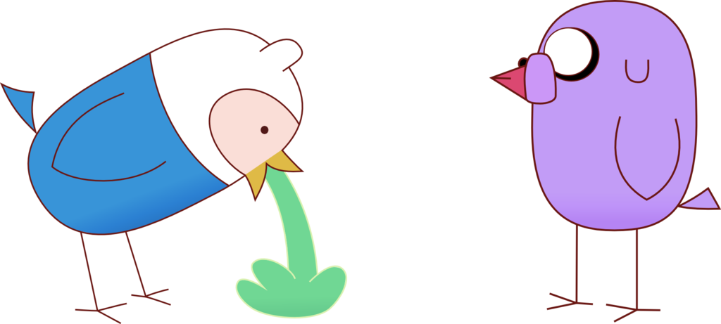 Finn And Jake Bird Vomit By Rockint765 - Bird Finn And Jake Clipart (1024x461), Png Download